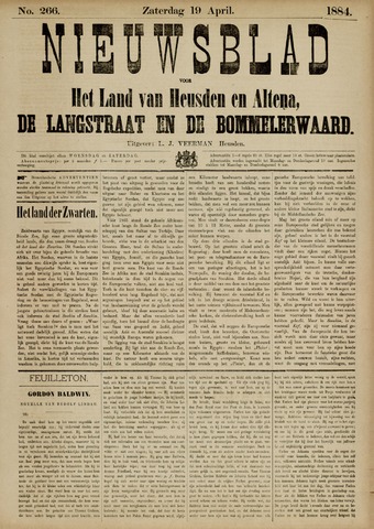 Nieuwsblad het land van Heusden en Altena de Langstraat en de Bommelerwaard 1884-04-19
