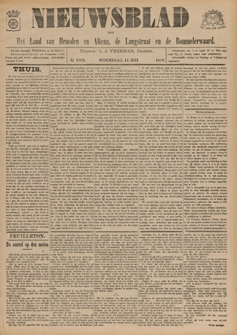 Nieuwsblad het land van Heusden en Altena de Langstraat en de Bommelerwaard 1898-05-11