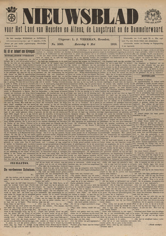 Nieuwsblad het land van Heusden en Altena de Langstraat en de Bommelerwaard 1916-05-06
