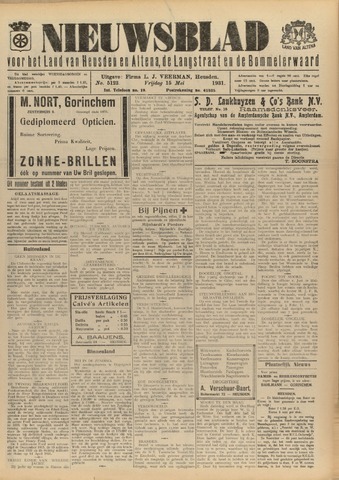 Nieuwsblad het land van Heusden en Altena de Langstraat en de Bommelerwaard 1931-05-15
