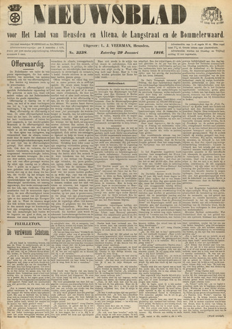 Nieuwsblad het land van Heusden en Altena de Langstraat en de Bommelerwaard 1916-01-29