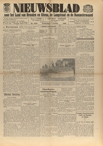 Nieuwsblad het land van Heusden en Altena de Langstraat en de Bommelerwaard 1942-10-07