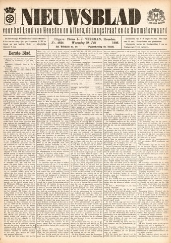 Nieuwsblad het land van Heusden en Altena de Langstraat en de Bommelerwaard 1926-07-28