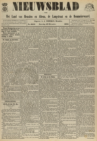 Nieuwsblad het land van Heusden en Altena de Langstraat en de Bommelerwaard 1912-12-28