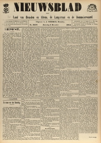Nieuwsblad het land van Heusden en Altena de Langstraat en de Bommelerwaard 1914-12-05