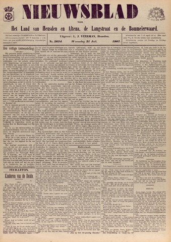Nieuwsblad het land van Heusden en Altena de Langstraat en de Bommelerwaard 1907-07-31