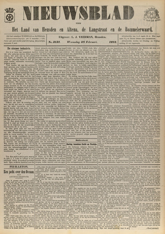 Nieuwsblad het land van Heusden en Altena de Langstraat en de Bommelerwaard 1912-02-28