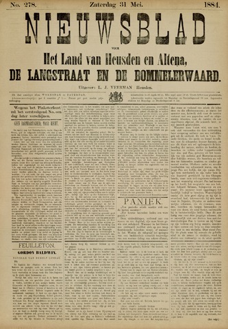Nieuwsblad het land van Heusden en Altena de Langstraat en de Bommelerwaard 1884-05-31