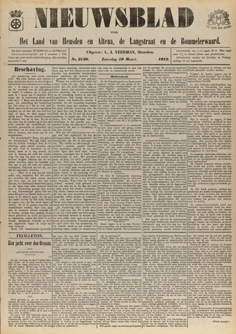 Nieuwsblad het land van Heusden en Altena de Langstraat en de Bommelerwaard 1912-03-16