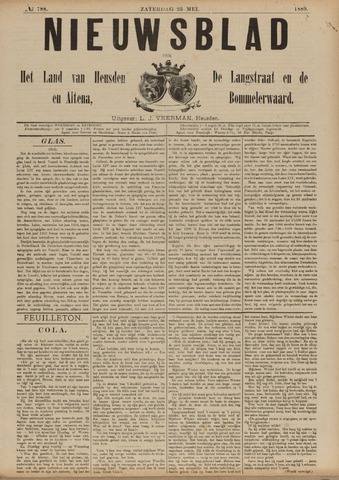 Nieuwsblad het land van Heusden en Altena de Langstraat en de Bommelerwaard 1889-05-25
