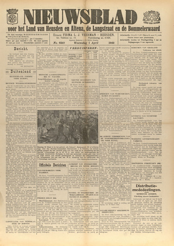 Nieuwsblad het land van Heusden en Altena de Langstraat en de Bommelerwaard 1942-04-01