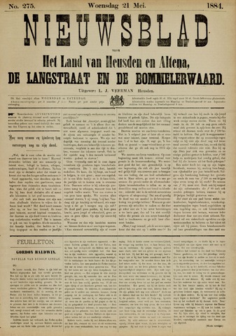 Nieuwsblad het land van Heusden en Altena de Langstraat en de Bommelerwaard 1884-05-21