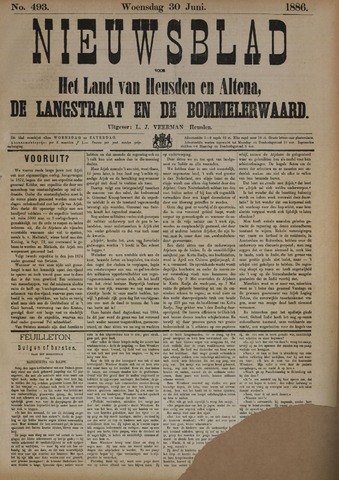 Nieuwsblad het land van Heusden en Altena de Langstraat en de Bommelerwaard 1886-06-30