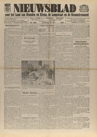 Nieuwsblad het land van Heusden en Altena de Langstraat en de Bommelerwaard 1942-05-20