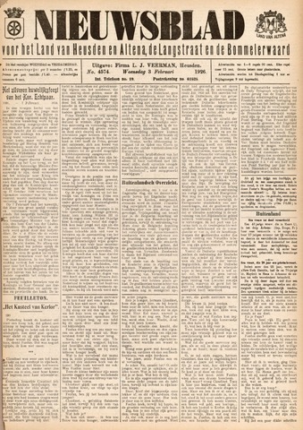 Nieuwsblad het land van Heusden en Altena de Langstraat en de Bommelerwaard 1926-02-03