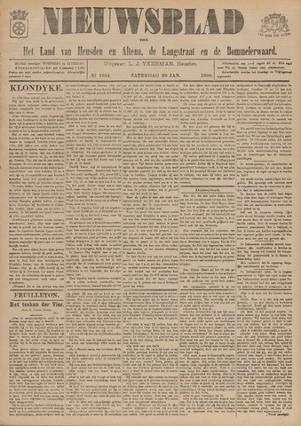 Nieuwsblad het land van Heusden en Altena de Langstraat en de Bommelerwaard 1898-01-29