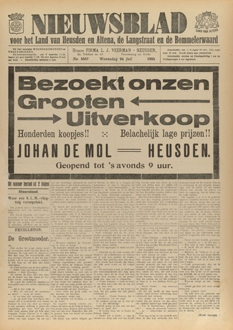 Nieuwsblad het land van Heusden en Altena de Langstraat en de Bommelerwaard 1935-07-24
