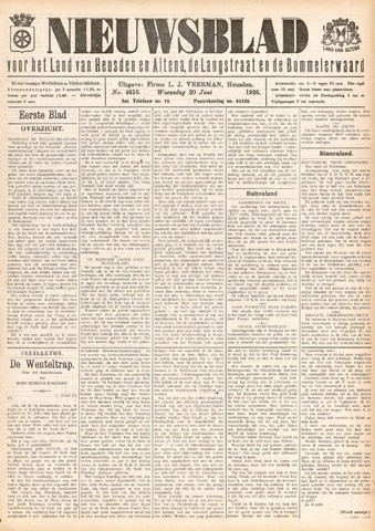 Nieuwsblad het land van Heusden en Altena de Langstraat en de Bommelerwaard 1926-06-30