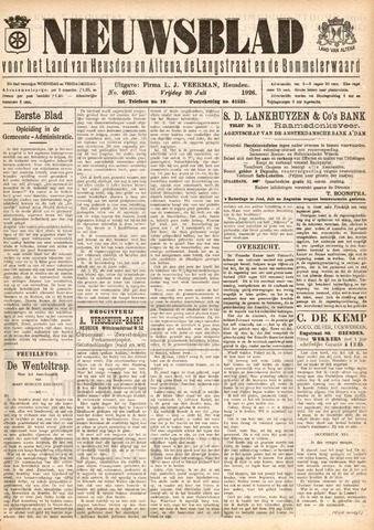 Nieuwsblad het land van Heusden en Altena de Langstraat en de Bommelerwaard 1926-07-30