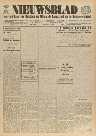 Nieuwsblad het land van Heusden en Altena de Langstraat en de Bommelerwaard 1935-07-05