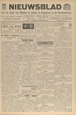Nieuwsblad het land van Heusden en Altena de Langstraat en de Bommelerwaard 1948-12-09