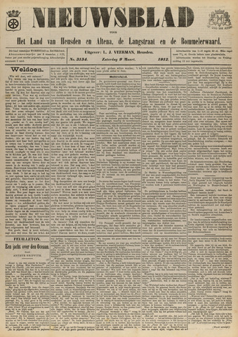 Nieuwsblad het land van Heusden en Altena de Langstraat en de Bommelerwaard 1912-03-09