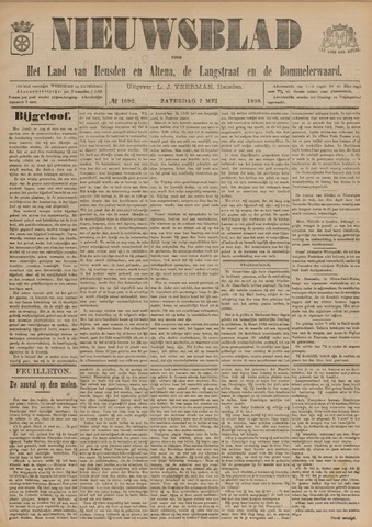 Nieuwsblad het land van Heusden en Altena de Langstraat en de Bommelerwaard 1898-05-07
