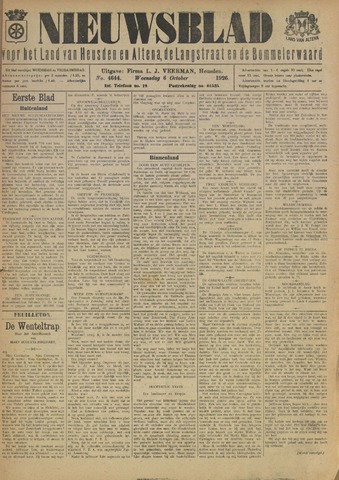 Nieuwsblad het land van Heusden en Altena de Langstraat en de Bommelerwaard 1926-10-06