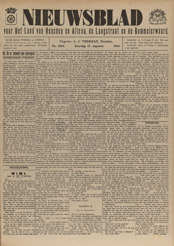 Nieuwsblad het land van Heusden en Altena de Langstraat en de Bommelerwaard 1916-08-12