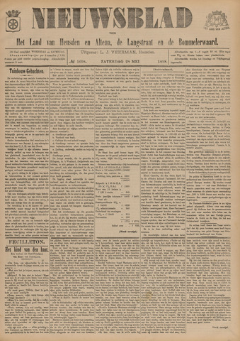 Nieuwsblad het land van Heusden en Altena de Langstraat en de Bommelerwaard 1898-05-28