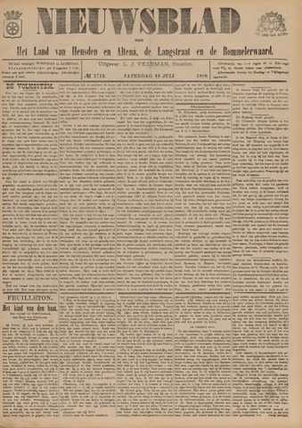 Nieuwsblad het land van Heusden en Altena de Langstraat en de Bommelerwaard 1898-07-16