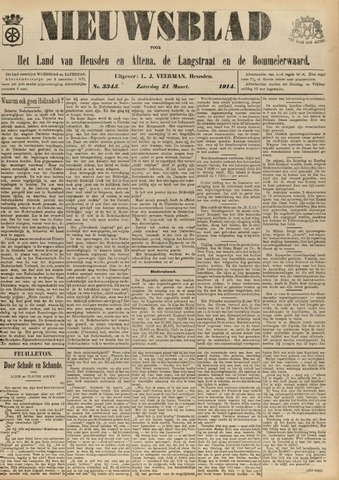 Nieuwsblad het land van Heusden en Altena de Langstraat en de Bommelerwaard 1914-03-21