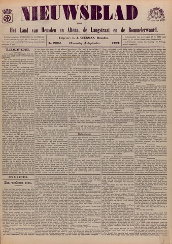 Nieuwsblad het land van Heusden en Altena de Langstraat en de Bommelerwaard 1907-09-04