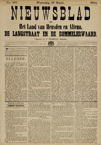 Nieuwsblad het land van Heusden en Altena de Langstraat en de Bommelerwaard 1884-03-19