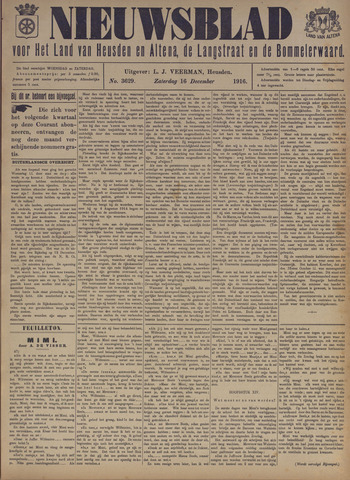 Nieuwsblad het land van Heusden en Altena de Langstraat en de Bommelerwaard 1916-12-16