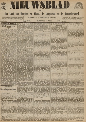 Nieuwsblad het land van Heusden en Altena de Langstraat en de Bommelerwaard 1902-07-12