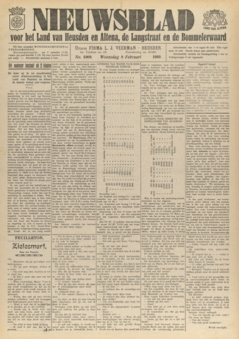 Nieuwsblad het land van Heusden en Altena de Langstraat en de Bommelerwaard 1933-02-08
