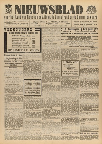 Nieuwsblad het land van Heusden en Altena de Langstraat en de Bommelerwaard 1931-06-05