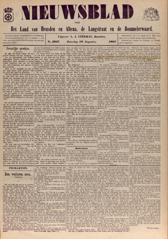 Nieuwsblad het land van Heusden en Altena de Langstraat en de Bommelerwaard 1907-08-10