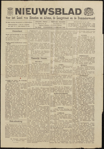 Nieuwsblad het land van Heusden en Altena de Langstraat en de Bommelerwaard 1947