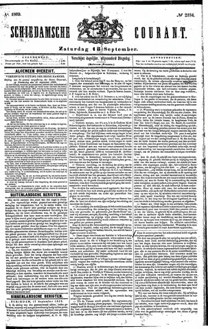 Schiedamsche Courant 1869-09-18