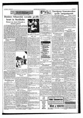 Rotterdamsch Nieuwsblad / Schiedamsche Courant / Rotterdams Dagblad / Waterweg / Algemeen Dagblad 1957-05-11