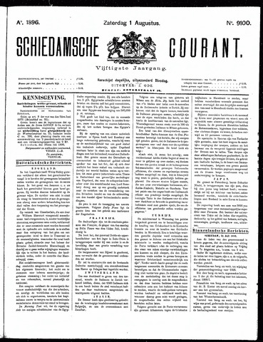 Schiedamsche Courant 1896-08-01
