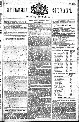 Schiedamsche Courant 1872-02-26