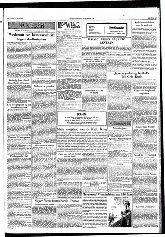 Rotterdamsch Nieuwsblad / Schiedamsche Courant / Rotterdams Dagblad / Waterweg / Algemeen Dagblad 1955-05-13