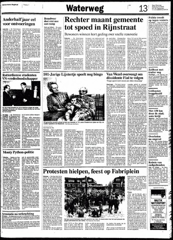 Rotterdamsch Nieuwsblad / Schiedamsche Courant / Rotterdams Dagblad / Waterweg / Algemeen Dagblad 1991-05-17