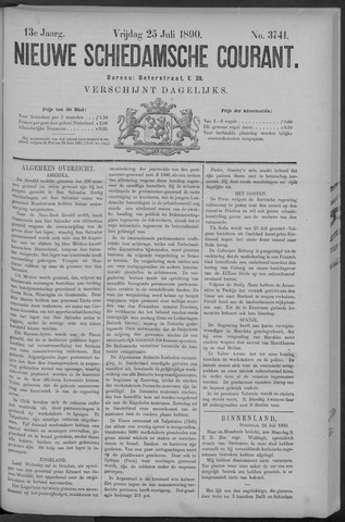 Nieuwe Schiedamsche Courant 1890-07-25