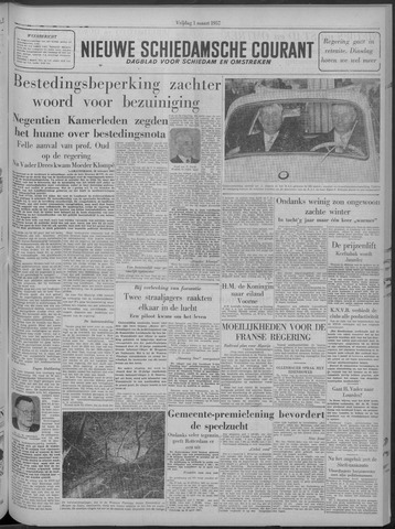 Nieuwe Schiedamsche Courant 1957-03-01