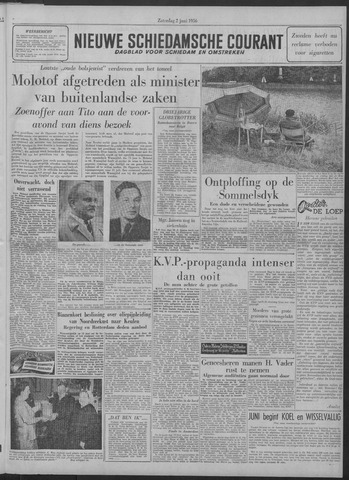 Nieuwe Schiedamsche Courant 1956-06-02