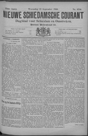 Nieuwe Schiedamsche Courant 1900-09-12